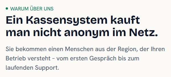 professionelle Kassenlösung im Ladengeschäft