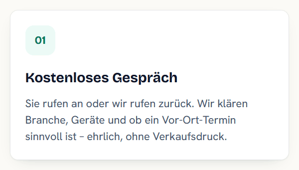 zuverlässige Kassenbetreuung durch Fachleute