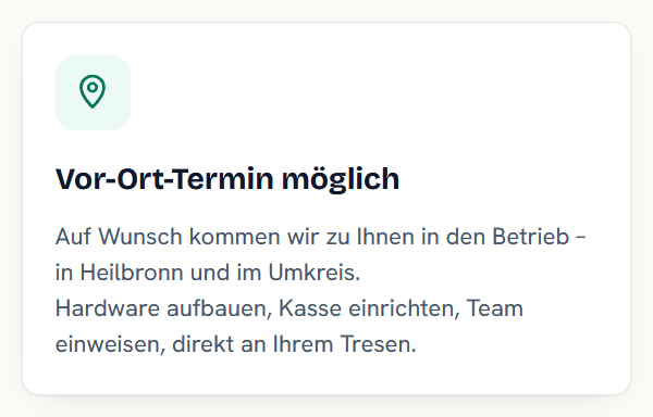 zuverlässiges Kartenterminal mit Touchdisplay